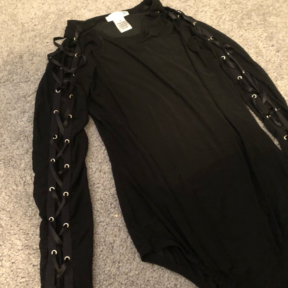 IHeartRaves mesh long sleeved bodysuit